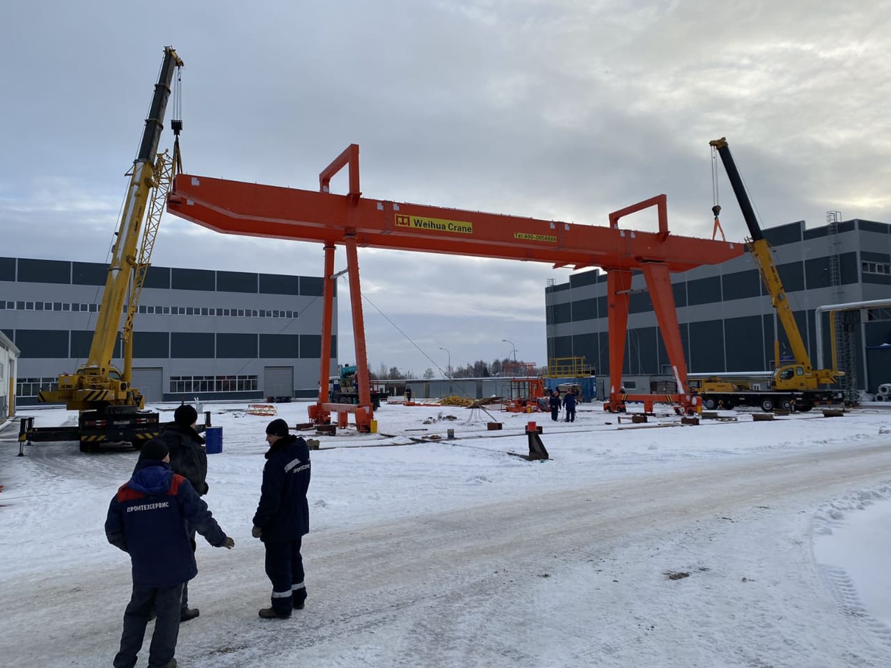 Строительные дворы с козловыми кранами в Братске. 100 Тонн Орлов. 100 Тонн монтаж официальный сайт.